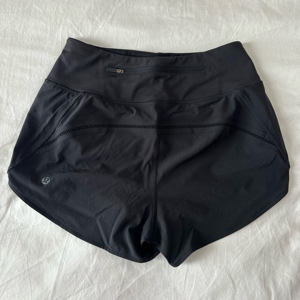 Lululemon speed up High-Rise Mesh Vent Short 2.5" *Lace Trim